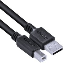 CABO USB A 2.0 MACHO PARA USB B 2.0 MACHO 3 METROS - PUABM2-3 - Preech Informática - Informática e suas tecnologias