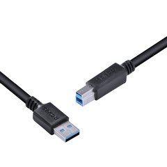 CABO USB A 3.0 MACHO PARA USB B 3.0 MACHO 3 METROS - PUABM3-3 - loja online