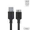 CABO USB A 3.0 MACHO PARA MICRO USB B (10 PINOS) MACHO 1 METRO - PUAMCM3-1