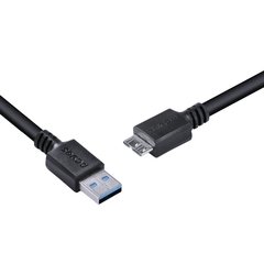 CABO USB A 3.0 MACHO PARA MICRO USB B (10 PINOS) MACHO 1 METRO - PUAMCM3-1 - Preech Informática - Informática e suas tecnologias