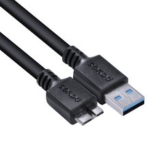 CABO USB A 3.0 MACHO PARA MICRO USB B (10 PINOS) MACHO 1 METRO - PUAMCM3-1 - loja online