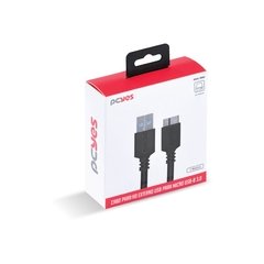 CABO USB A 3.0 MACHO PARA MICRO USB B (10 PINOS) MACHO 1 METRO - PUAMCM3-1