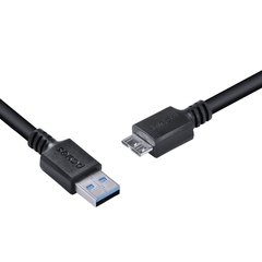 CABO USB A 3.0 MACHO PARA MICRO USB B (10 PINOS) MACHO 3 METROS - PUAMCM3-3 - Preech Informática - Informática e suas tecnologias