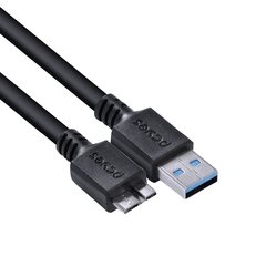 CABO USB A 3.0 MACHO PARA MICRO USB B (10 PINOS) MACHO 5 METROS - PUAMCM3-5 - loja online