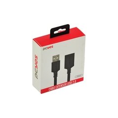 CABO USB A 2.0 MACHO PARA USB A 2.0 FEMEA 1 METRO - PUAMF2-1