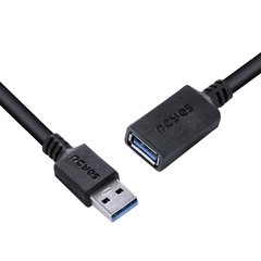 CABO USB A 3.0 MACHO PARA USB A 3.0 FEMEA 1 METRO - PUAMF3-1 - Preech Informática - Informática e suas tecnologias