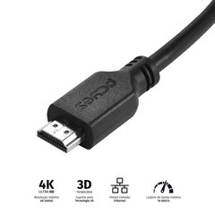 CABO HDMI 2.0 MACHO PARA HDMI 2.0 MACHO 1 METRO - PHM20-1 - comprar online