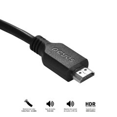 CABO HDMI 2.0 MACHO PARA HDMI 2.0 MACHO 1 METRO - PHM20-1 na internet