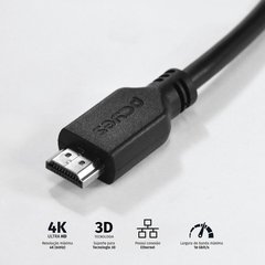 CABO HDMI 2.0 MACHO PARA HDMI 2.0 MACHO 2 METROS - PHM20-2 - comprar online