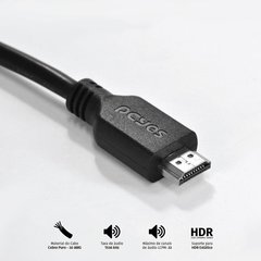 CABO HDMI 2.0 MACHO PARA HDMI 2.0 MACHO 2 METROS - PHM20-2 na internet