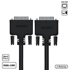 CABO DVI-D 24+5 MACHO PARA DVI-D 24+5 MACHO DUAL-LINK 2 METROS - PDDL-2