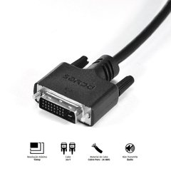 CABO DVI-D 24+5 MACHO PARA DVI-D 24+5 MACHO DUAL-LINK 2 METROS - PDDL-2 - comprar online