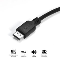 CABO MINI DISPLAYPORT MACHO PARA DISPLAYPORT MACHO 2 METROS - PMDDPM-2 - comprar online