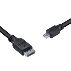 CABO MINI DISPLAYPORT MACHO PARA DISPLAYPORT MACHO 2 METROS - PMDDPM-2 - Preech Informática - Informática e suas tecnologias