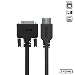 CABO DVI-D 24+5 MACHO PARA HDMI 2.0 MACHO 2 METROS - PDHM20-2