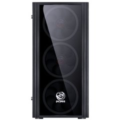 GABINETE MID-TOWER SATURN PRETO COM 3 FANS LED AZUL LATERAL EM ACRÍLICO - SATPTAZ3FCA na internet