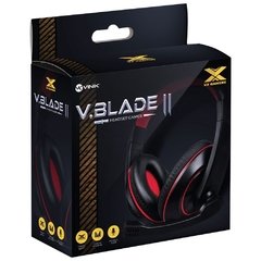 HEADSET GAMER V BLADE LINHA VX 02 PRETO E VERMELHO na internet