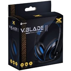 HEADSET GAMER V BLADE LINHA VX 02 PRETO E AZUL na internet