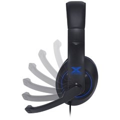 HEADSET GAMER V BLADE LINHA VX 02 PRETO E AZUL - Preech Informática - Informática e suas tecnologias