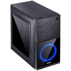 GABINETE MID-TOWER MERCURY PRETO COM 1 FAN LED AZUL LATERAL EM ACRÍLICO - MRCPTAZ1FCA - comprar online