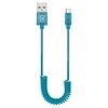 CABO ESPIRAL MICRO USB 5 PINOS 1.2 METROS WI354 CORES SORTIDAS