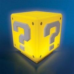 LUMINARIA SUPER MARIO BROS - MINI QUESTION BLOCK LIGHT - LUMINARIA NINTENDO