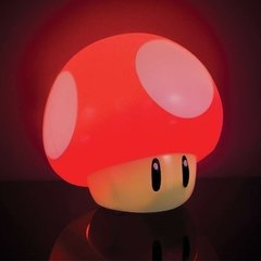 LUMINARIA SUPER MARIO BROS - MUSHROOM LIGHT - LUMINARIA NINTENDO