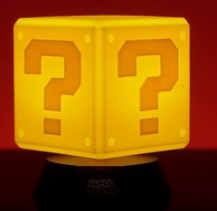 LUMINARIA SUPER MARIO BROS - QUESTION BLOCK 3D LIGHT - LUMINARIA NINTENDO