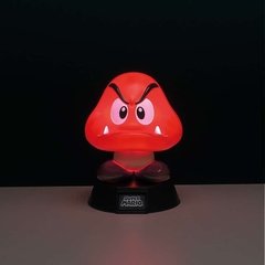 LUMINARIA SUPER MARIO BROS - GOOMBA 3D LIGHT - LUMINARIA NINTENDO