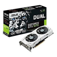 PLACA DE VIDEO NVIDIA GEFORCE GTX 1070 8GB GDDR5 - DUAL-GTX1070-O8G ASUS