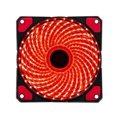 FAN/COOLER VX GAMING V.LUMI 33 PONTOS DE LED 120X120 VERMELHO