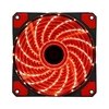 FAN/COOLER VX GAMING V.LUMI 15 PONTOS DE LED 120X120 VERMELHO