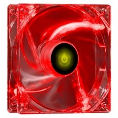 FAN/COOLER VX GAMING V.LIGHT 4 PONTOS DE LED 120X120 VERMELHO - comprar online