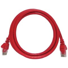 PATCH CORD UTP CAT6 26AWG PADRÃO 568B 2.5M VERMELHO