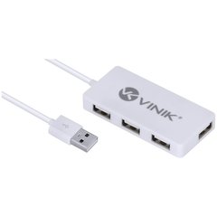 HUB USB 2.0 COM 4 PORTAS E 1,2M DE CABO BRANCO - HUV-20-B - loja online