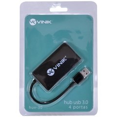 HUB USB 3.0 COM 4 PORTAS E 15CM DE CABO HUV-30 - loja online