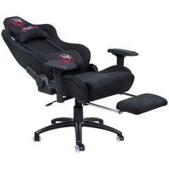 CADEIRA GAMER MAD RACER V12 PRETA EM SUEDE IMPERMEABILIZADO COM RODAS EM GEL DUPLAS - MADV12PTSDG - Preech Informática - Informática e suas tecnologias