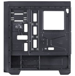 GABINETE MID-TOWER NOVA PRETO COM 1 FAN LED 7 CORES LATERAL EM ACRÍLICO - NOVPT7C1FCA