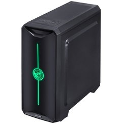 GABINETE MID-TOWER NOVA PRETO COM 1 FAN LED 7 CORES LATERAL EM ACRÍLICO - NOVPT7C1FCA - Preech Informática - Informática e suas tecnologias