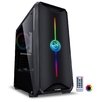 GABINETE MID-TOWER NOVA PLUS PRETO COM 3 FANS LED RGB LATERAL EM ACRÍLICO - NOVPTRGB3FCA