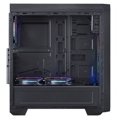 GABINETE MID-TOWER NOVA PLUS PRETO COM 3 FANS LED RGB LATERAL EM ACRÍLICO - NOVPTRGB3FCA - loja online