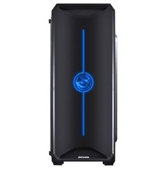 GABINETE MID-TOWER NOVA PLUS PRETO COM 3 FANS LED RGB LATERAL EM ACRÍLICO - NOVPTRGB3FCA - comprar online