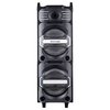 CAIXA DE SOM TORRE BT/SD/FM/USB COM FUNÇÃO DJ MIXER 350W RMS COM MICROFONE,LUZ DE LED, COM BATERIA INTERNA SP285