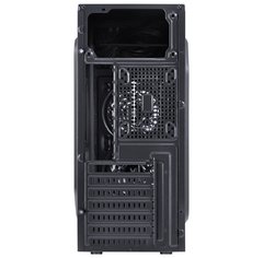 GABINETE GAMER VX GAMING CRATER COM JANELA ACRÍLICA PRETO COM 2 X FAN FRONTAL 120MM 15 PONTOS DE LED AZUL - comprar online