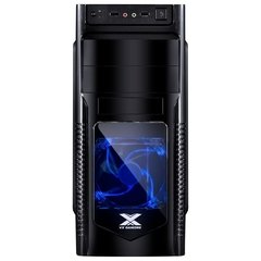 GABINETE VX GAMING ORION COM 1 FAN LED AZUL FRONTAL COM ACRÍLICA - Preech Informática - Informática e suas tecnologias