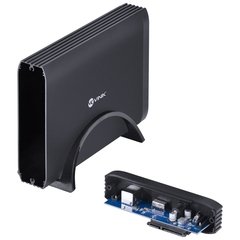 Imagem do CASE EXTERNO PARA HD 3.5" USB 3.0 COM CHAVE I/O TIPO C PARA USB PRETO - CH35-AC3