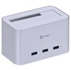 DOCKING STATION PARA HD 2.5" E 3.5" COM 3 USB 3.0 FUNCIONA COMO HUB - DS-A30HB