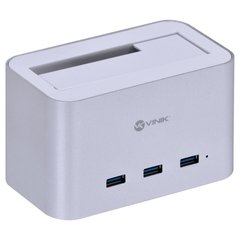 DOCKING STATION PARA HD 2.5" E 3.5" COM 3 USB 3.0 FUNCIONA COMO HUB - DS-A30HB