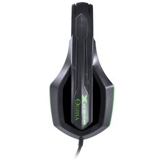 HEADSET GAMER VX GAMING OGMA P2 COM MICROFONE - PRETO E VERDE - comprar online