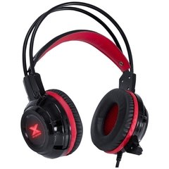 HEADSET VX GAMING TARANIS V2 P2 COM MICROFONE - PRETO E VERMELHO - comprar online